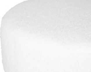 Кресло DOBRIN DANNY BLACK (белый букле (13))