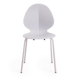 Стул EBAY (mod 03) металл/пластик, 52x46x83.5, белый
