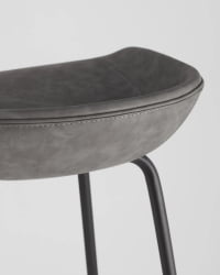 Стул барный Beetle Lite PU серый 2 шт