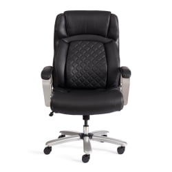 Кресло Atlant рецикл. кожа/иск. кожа, черный