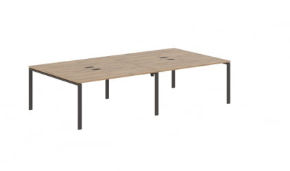 Бенч-система 4-местная EDIS EUWST 3116 Дуб Денвер светлый Мокко