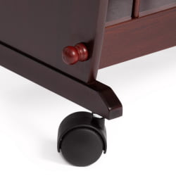 Журнальный столик с газетницей SR-0939-3 дерево, 61*33*56см, Орех (Walnut)