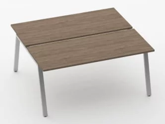 Л-образный металлический каркас с траверсами Deka 73.145.16 К Металлик матовый муар