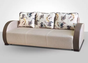 Диван-кровать Европа-1 арена дарк браун саваж 4 микровелюр 24-3