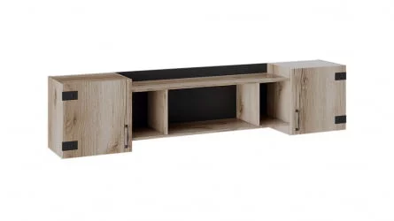 Детский шкаф для игрушек Окланд ТД-324.12.21 Фон Черный/Дуб Делано