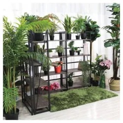 Стеллаж BRABIX LOFT SH-001 Мореный дуб