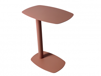 Журнальный столик Eanna S металл коралловый