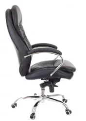 Кресло для руководителя Everprof Valencia M Кожа Черный
