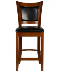 Стул полубарный DOBRIN GARRY COUNTER (шоколад, черный) 2 шт