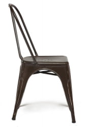 Стул LOFT CHAIR (mod. 012) металл, 45*35*85см, коричневый/brown vintage