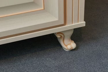 Прихожая в коридор классическая Марлен №11 Кремовый белый Патина