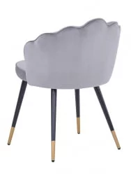 Стул Камилла велюр Серый