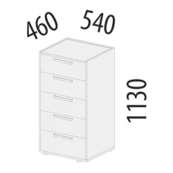 Комод Аляска 501.08