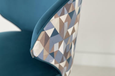 Стул Остин (зеленый (велюр)/белый)