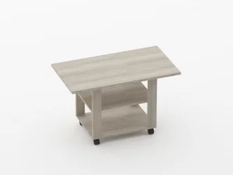 Журнальный столик на колесиках Twin 14.11.10 Дуб Сантана светлый