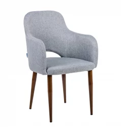 Стул с подлокотниками Ledger Сканди Грей Торех