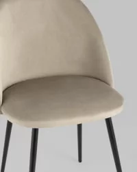 Стул Фолио велюр Бежевый