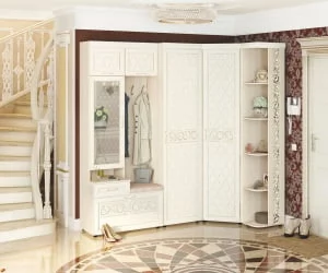 Прихожая в коридор классическая Тиффани 1 Сосна Астрид Мелинга Игуана