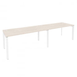 Рабочая станция на П-образном м/к ONIX O.MP-RS-2.4.8 Денвер Светлый/Белый