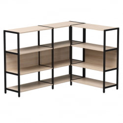 Набор стеллажных систем Everprof EVO №14 Дуб Соната Черный