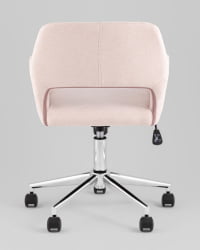 Стул офисный ROSS рогожка светло-розовый