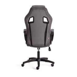 Кресло DRIVER (22) флок/ткань, серый/серый, 29/TW-12