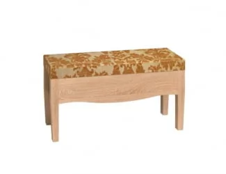 Пуф ADELE 50 Дуб Сонома/Venzel Amber (спальня)