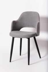 Стул К14 black Серый (РС-26\ч)