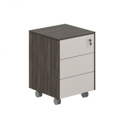 Тумба мобильная Atlas NZ-0214.BT.GS Бренсон Трюфель Серый камень