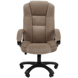 Кресло офисное CHAIRMAN HOME 600 велюр Бежевый