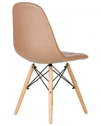 Стул обеденный ДОБРИН БЕННЕТ (ножки светлый бук, коричневый) 4 шт / DOBRIN BENNET