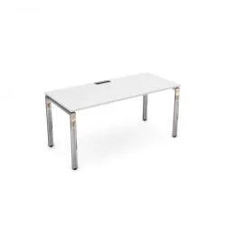 Стол рабочий, прямолинейный GLOSS LINE НСР-П.004 Белый Премиум