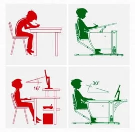 Стол-трансформер Parta 1/75 + Stul Белый Зеленый