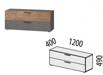 ТВ-тумба Джерси 602.01