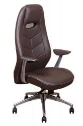 Кресло руководителя Бюрократ _Zen/Brown