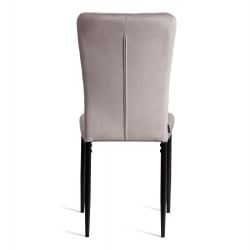 Металлический стул VERTER (mod. BC577-DC) металл, флок, 41 х 52 х 95 см, Light grey (светло-серый) HLR14 / черный