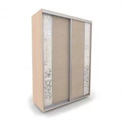 Шкаф-купе 2-х дверный Акцент-Вера КС 1200х600  Дуб молочный