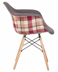 Стул обеденный DOBRIN DAW THOMAS 010 Серая ткань