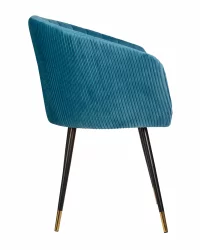 Стул обеденный ДОБРИН МАРЙ Морская волна велюр 1922-7 / DOBRIN MARY