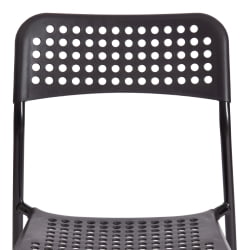 Стул со спинкой ADDE (mod. C-049) металл/пластик, 39 х 49 х 78 см, Black(черный) разборный