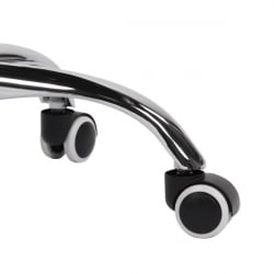 Кресло CРОМЕКС (КРОМЕКС) Топ CХ-695 ХРОМ сетка/ткань ТВ черное / CROMEX Top CH-695 TW