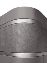 Шкаф торцевой закрытый правый Грейс 105.17 Оникс Кубанит