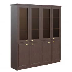 Шкаф высокий 2-х секционный комбинированный RHC 180.2 Венге