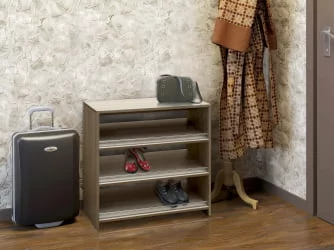 Стеллаж для детской Ясень шимо светлый