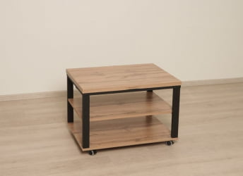 Журнальный столик на колесиках Агат 35 Дуб Вотан