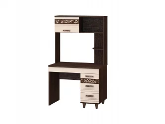 Надстройка для стола Катрин 92.27 Дуб венге Белый песок Браун вуд