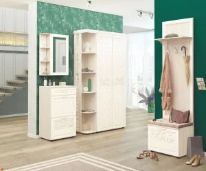 Тумба в прихожую Тиффани 47.11.1 Сосна Астрид Мелинга