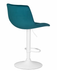 Стул барный DOBRIN TAILOR WHITE (морской волны велюр (MJ9-99)) 2 шт