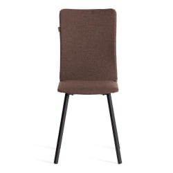 Стул обеденный La Rousse ткань рогожка, 49х50х93, коричневый/черный, 3М7-147