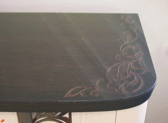 Комплект мебели для спальни Катрин №01 Дуб венге Белый песок Санчо крем Браун вуд